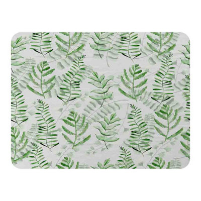 Andrew Lee Green Fern Watercolour Blanket / Default Title from B&Q
