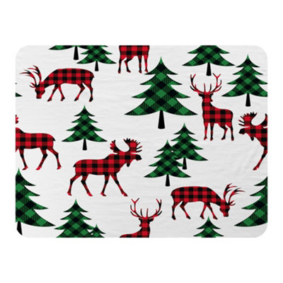 Andrew Lee Buffalo Plaid Woodland (Blanket) / Default Title from B&Q