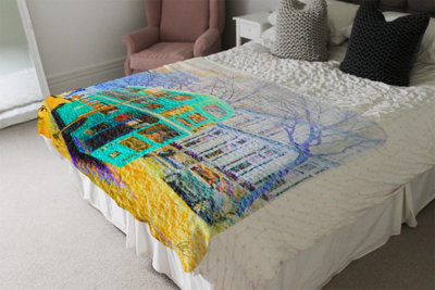 Andrew Lee London Bus Green Rear (Blanket) / Default Title from B&Q
