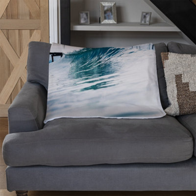 Andrew Lee Ocean Ideal Wave In Ocean. Breaking Blue Waves (Blanket) / Default Title from B&Q