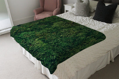 Andrew Lee Natural Green Moss (Blanket) / Default Title from B&Q