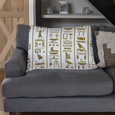Andrew Lee Acient Egyptian Heiroglyphs (Blanket) / Default Title from B&Q