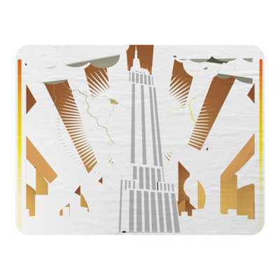 Andrew Lee Art Deco Skyscraper (Blanket) / Default Title from B&Q