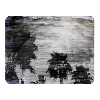 Andrew Lee Silver And Black Palm (Blanket) / Default Title from B&Q
