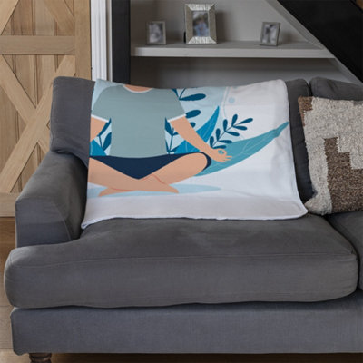 Andrew Lee Meditation Illustration (Blanket) / Default Title from B&Q