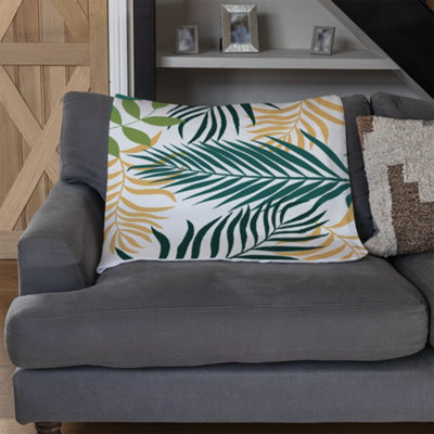 Andrew Lee Tropical Palm Leaves (Blanket) / Default Title from B&Q