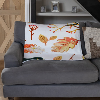 Andrew Lee Birds & Leaves In Autumn (Blanket) / Default Title from B&Q