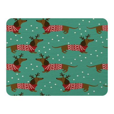 Andrew Lee Dutchshunds In Christmas (Blanket) / Default Title from B&Q