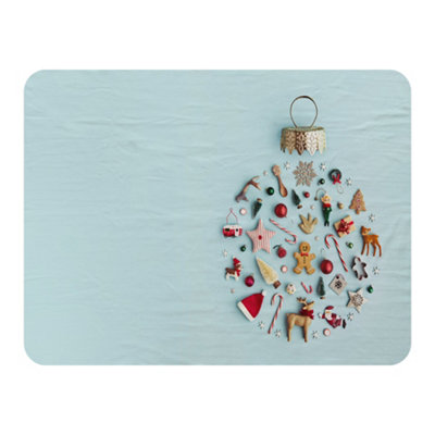Andrew Lee Christmas Objects Laid Out (Blanket) / Default Title from B&Q