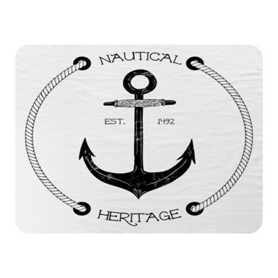 Andrew Lee Nautical Anchor (Blanket) / Default Title from B&Q