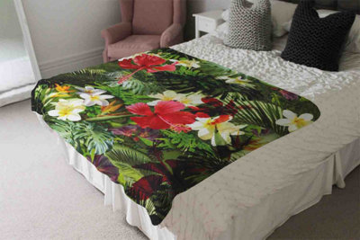 Andrew Lee Tropical Foliage (Blanket) / Default Title from B&Q