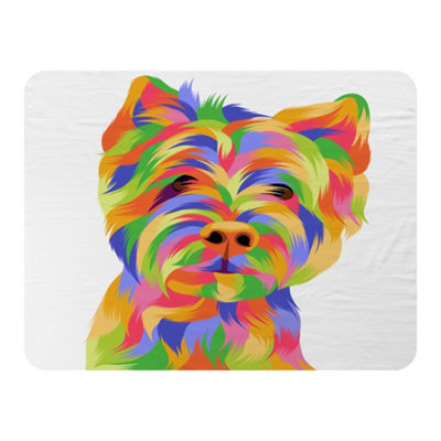 Andrew Lee Amazing Illustration Dog (Blanket) / Default Title from B&Q