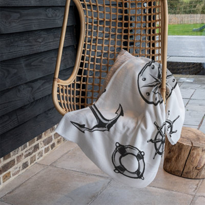 Andrew Lee Nautical Icons (Blanket) / Default Title from B&Q