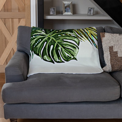 Andrew Lee Green Tropical Foliage (Blanket) / Default Title from B&Q