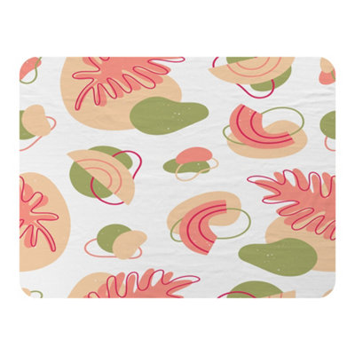 Andrew Lee Botanical Elements With Line Art (Blanket) / Default Title from B&Q