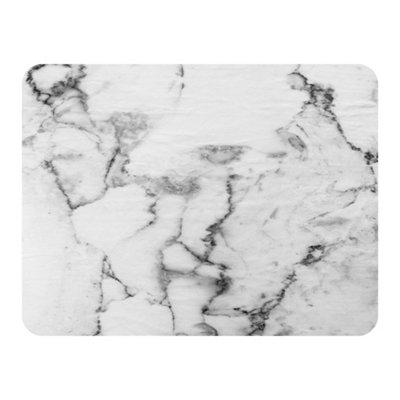 Andrew Lee White Marble Texture (Blanket) / Default Title from B&Q