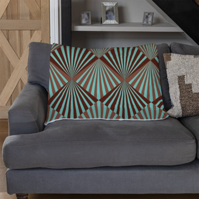 Andrew Lee Green Geometric Rays (Blanket) / Default Title from B&Q