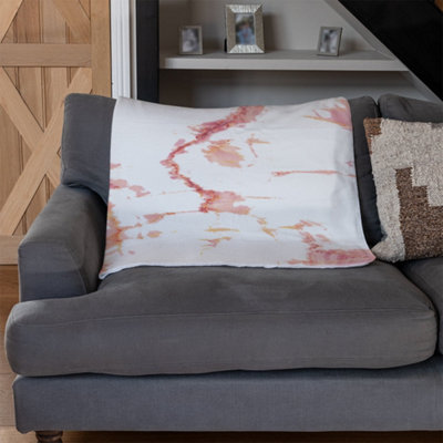 Andrew Lee Pink Marble (Blanket) / Default Title from B&Q