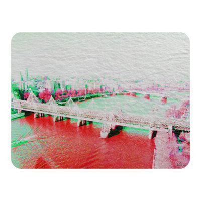Andrew Lee London Eye Veiw Red (Blanket) / Default Title from B&Q