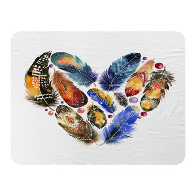 Andrew Lee Boho Tribal Heart (Blanket) / Default Title from B&Q