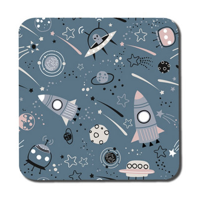 Andrew Lee Spaceships And Planets With Stars (Coaster) / Default Title from B&Q