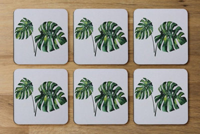 B&Q -  Twin Tropical Leaves (Coaster) / Default Title