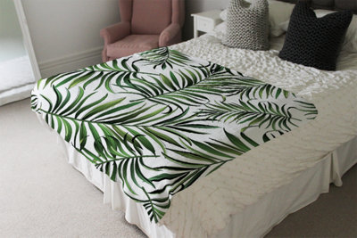 Andrew Lee Palm Leaves (Blanket) / Default Title from B&Q