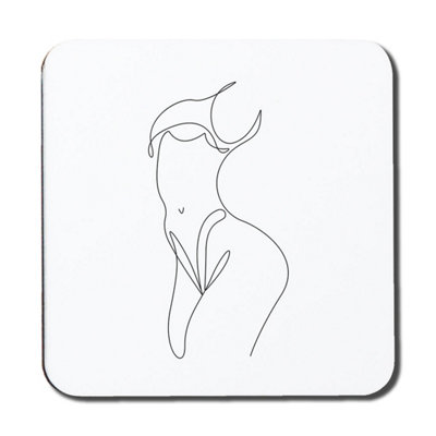 Andrew Lee Line Art Of Femail Body (Coaster) / Default Title from B&Q
