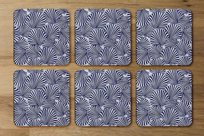 B&Q -  Striped Sea Shells (Coaster) / Default Title