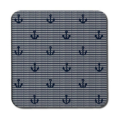 B&Q -  Anchors On Rope Pattern (Coaster) / Default Title