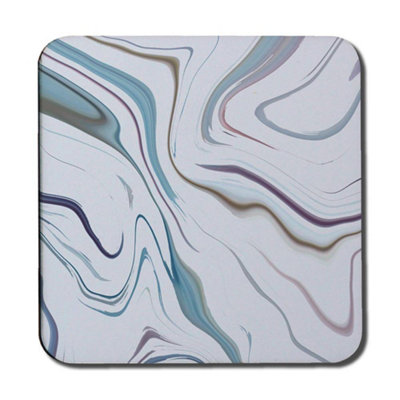 Andrew Lee Blue Rippled Marble (Coaster) / Default Title from B&Q