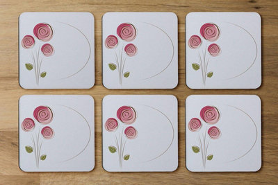 Andrew Lee Rose Drawing (Coaster) / Default Title from B&Q