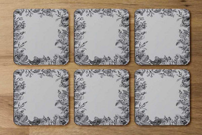 Andrew Lee Hand Drawn Roses (Coaster) / Default Title from B&Q