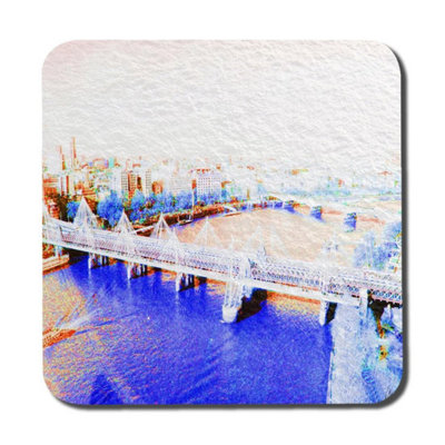 Andrew Lee London Eye Veiw Blue (Coaster) / Default Title from B&Q