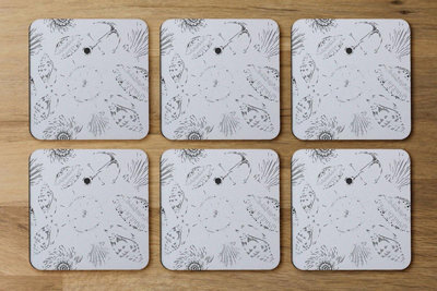 Andrew Lee Drawn Nautical Elements (Coaster) / Default Title from B&Q