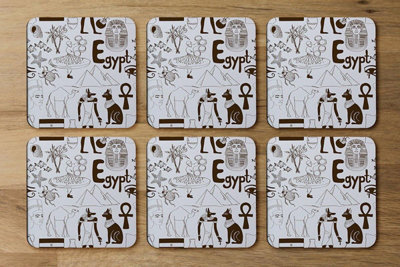Andrew Lee Hand Drawn Sketch Egypt (Coaster) / Default Title from B&Q