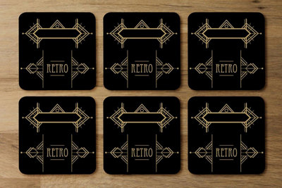Andrew Lee Art Deco Retro (Coaster) / Default Title from B&Q