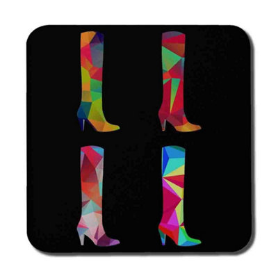 Andrew Lee Geometric Boots (Coaster) / Default Title