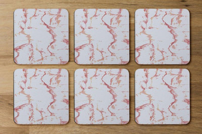 Andrew Lee Pink Marble (Coaster) / Default Title from B&Q