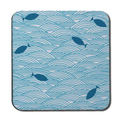 Andrew Lee Waves & Fish (Coaster) / Default Title from B&Q