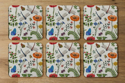 Andrew Lee Flowers & Insects (Coaster) / Default Title from B&Q