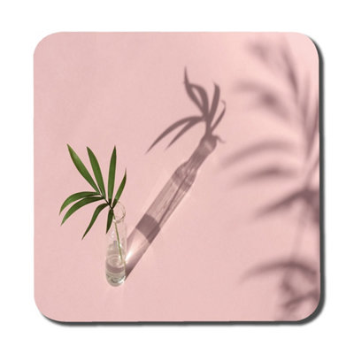 Andrew Lee Botanical Leaf On Pink (Coaster) / Default Title from B&Q