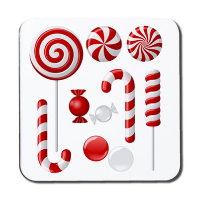 Andrew Lee Different Red And White Candies (Coaster) / Default Title from B&Q