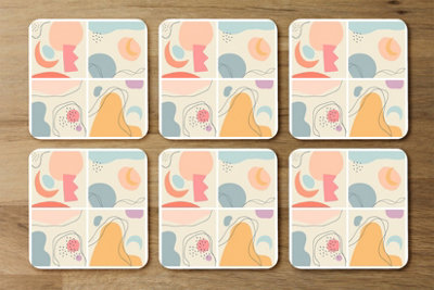 Andrew Lee Hand Drawn Various Shapes And Doodle Objects (Coaster) / Default Title from B&Q