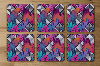Andrew Lee Tropical Geometric (Coaster) / Default Title from B&Q