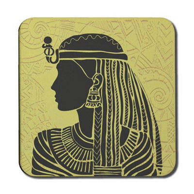 B&Q -  Egyptian Women On Yellow (Coaster) / Default Title