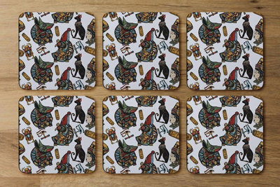 Andrew Lee Queen Cleopatra. History Background (Coaster) / Default Title from B&Q