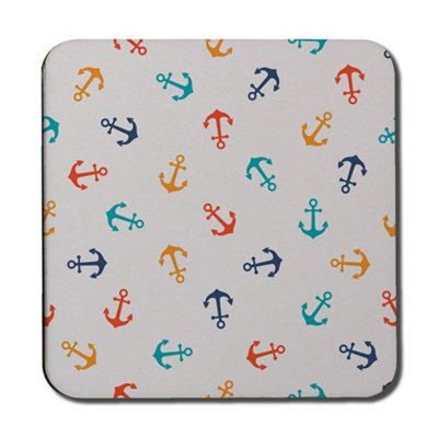 Andrew Lee Multi Coloured Anchors (Coaster) / Default Title from B&Q