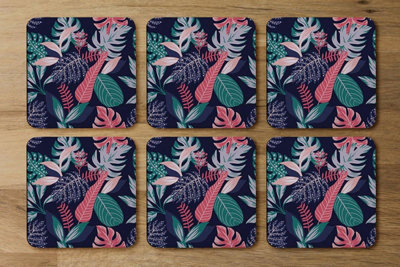 B&Q -  Tropical Plant Leaves (Coaster) / Default Title