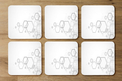 Andrew Lee Abstract Hexagon (Coaster) / Default Title from B&Q
